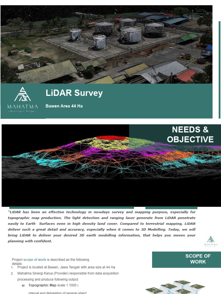 LiDAR Survey for Bawen Area Mapping | PDF | Lidar | Topography