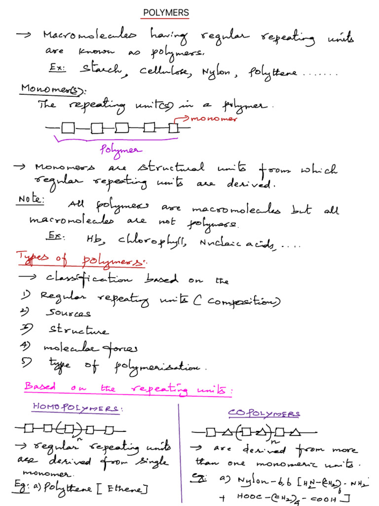 Understanding Polymers and Their Types | PDF | Polymers | Natural Rubber