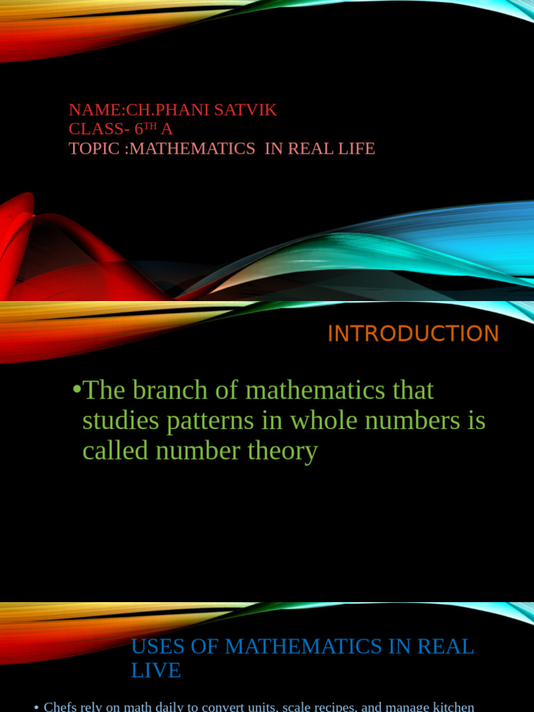 Real-Life Applications of Mathematics | PDF