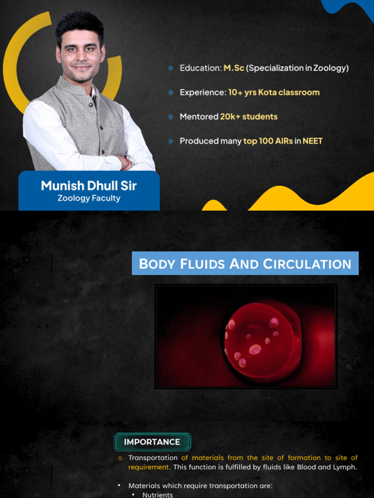 Body Fluids and Circulation | PDF | Heart Valve | Heart