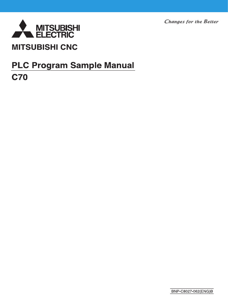 Mitsubishi CNC C70 Sequence Program Guide | PDF | Programmable Logic ...