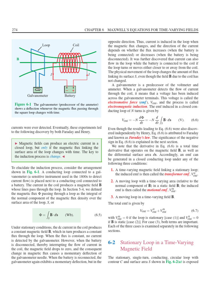 Electromagnetic Induction Explained | PDF | Electromagnetic Induction ...