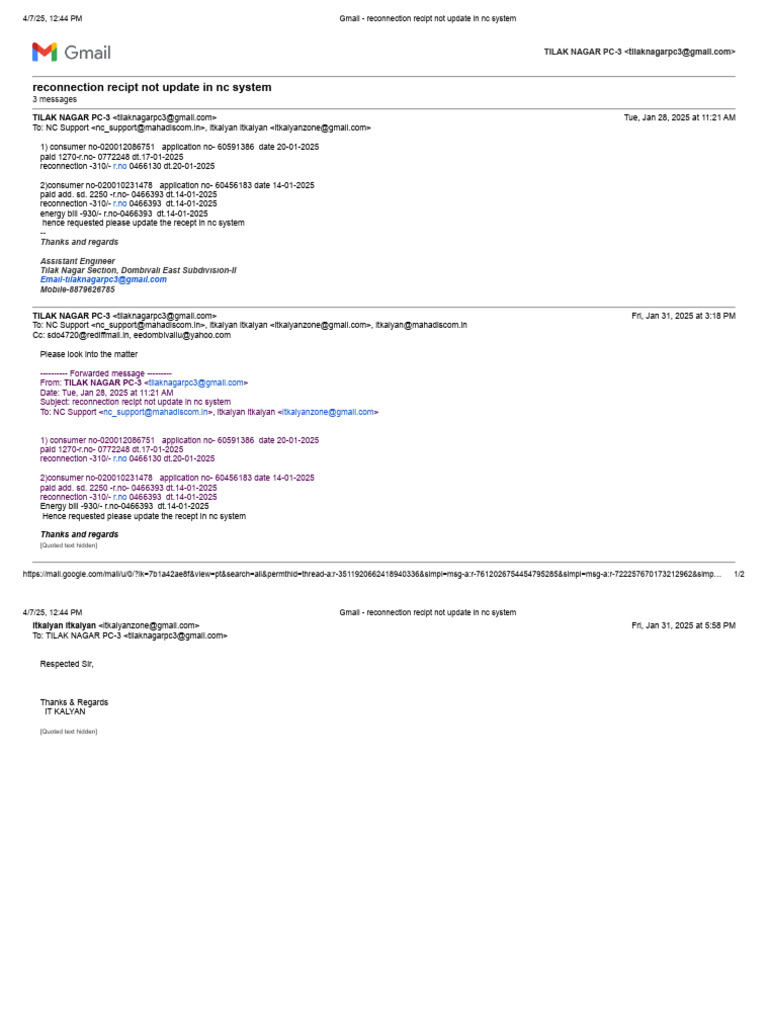 pd TO RC PENDING 2 | PDF | Gmail | Google
