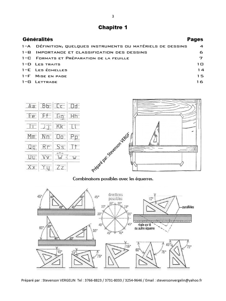 Introduction au dessin technique industriel | PDF | Dessin | Dessin ...