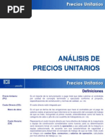 Analisis de Precios Unitarios