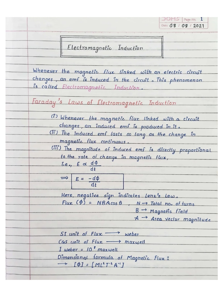 EM Induction | PDF