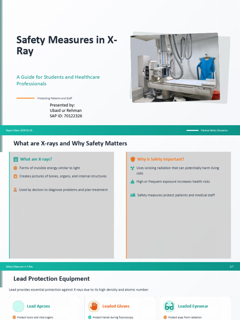 X-Ray Safety Guidelines for Professionals | PDF | X Ray | Radiation ...