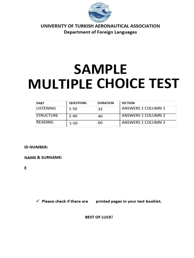 Rightpdf 02-02-03 Sample Multi Choice Test Watermark | PDF | Atmosphere ...