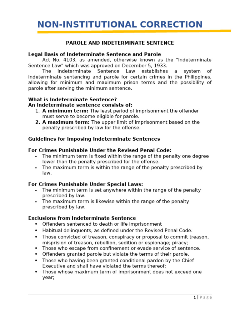 NOTES-CA-2-PART-2 | PDF | Pardon | Parole