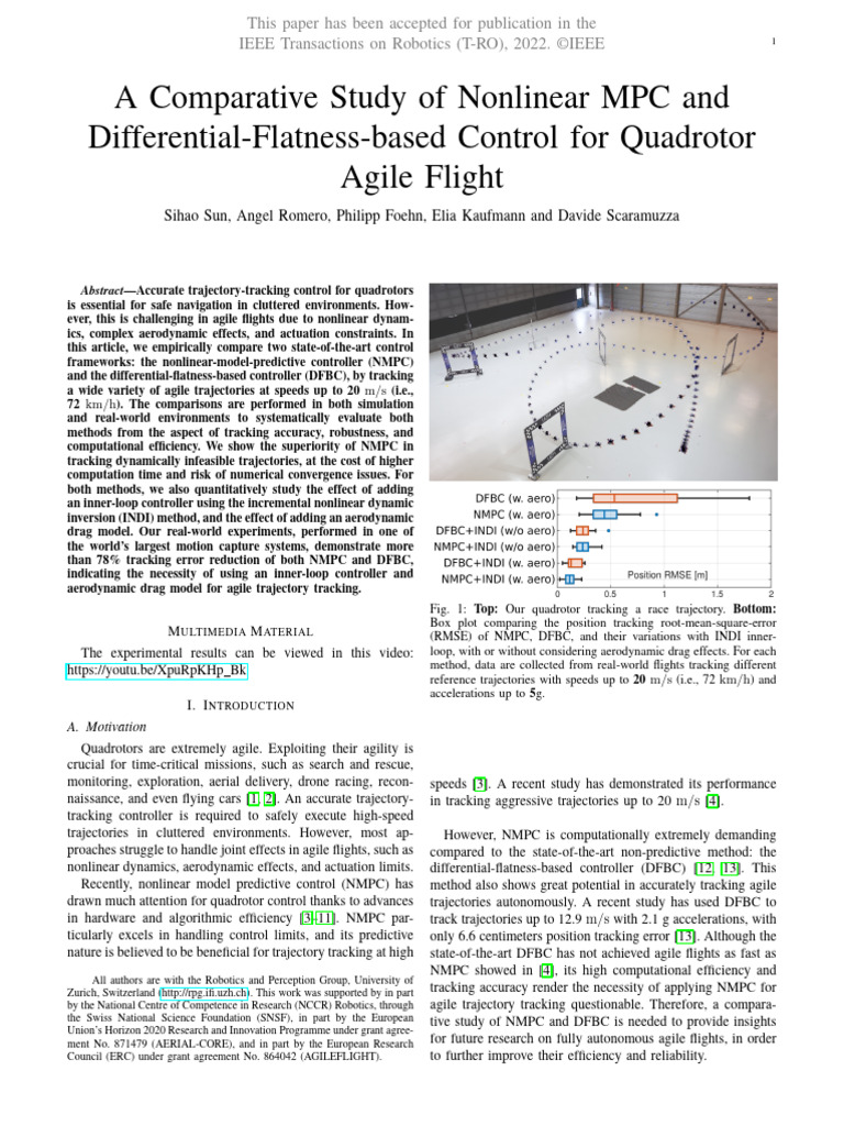 A Comparative Study of Nonlinear MPC and Differential-Flatness-based ...