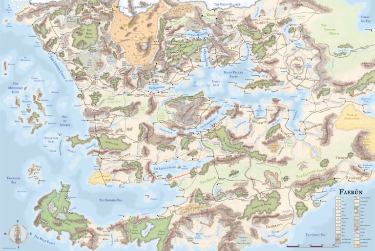 Map of Faerun | PDF