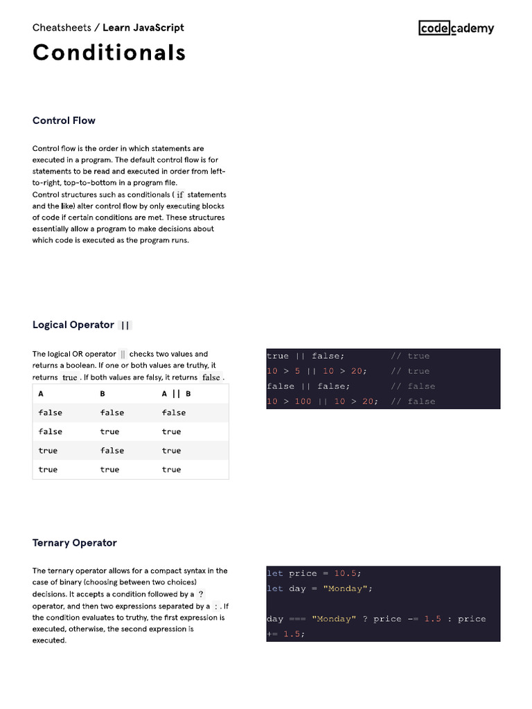 Conditionals | PDF