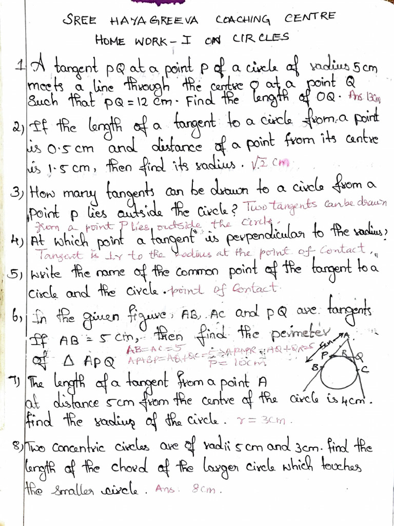 Math Homework | PDF