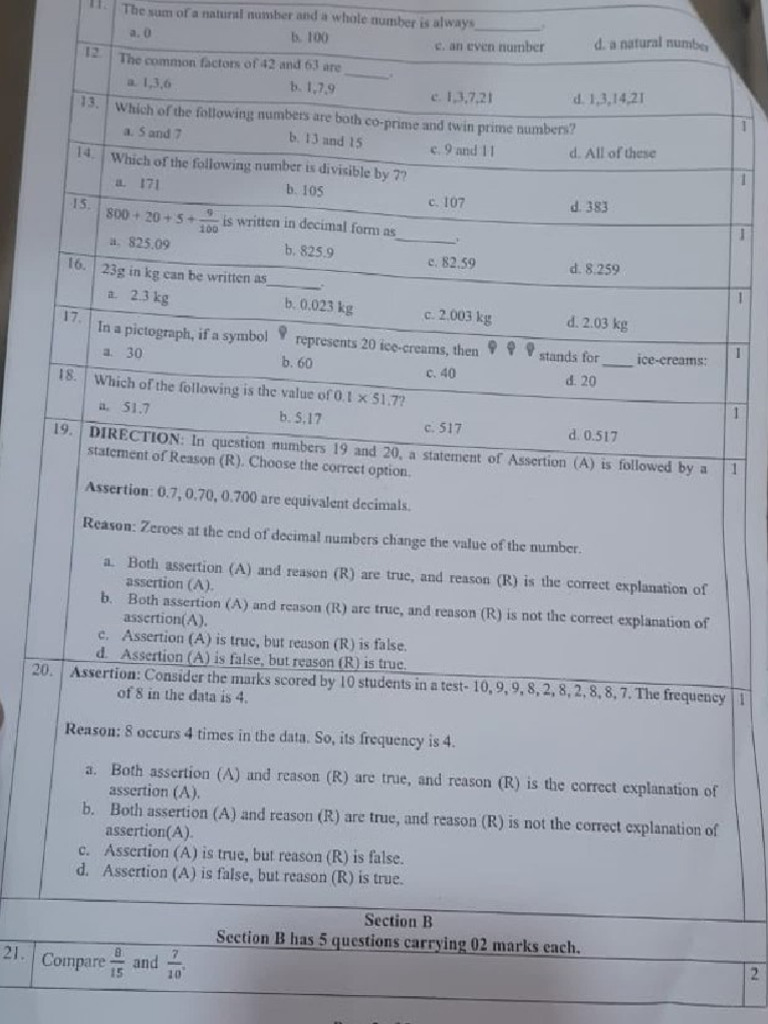 Math VI | PDF