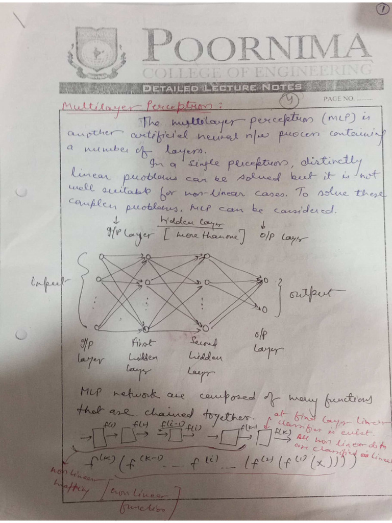 Multilayer Perceptron | PDF