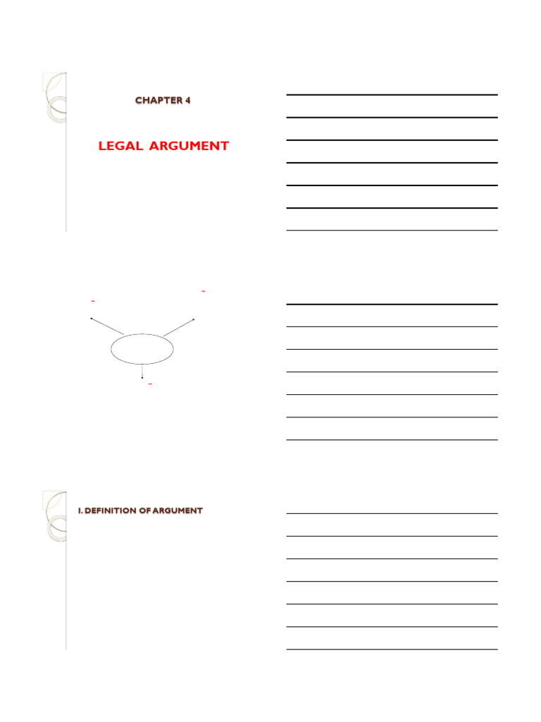 Understanding Legal Arguments Types | PDF | Argument | Logic