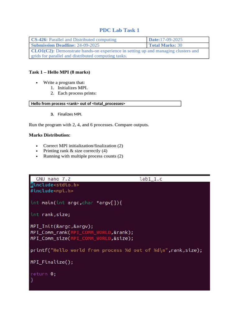 Lab 1 | PDF