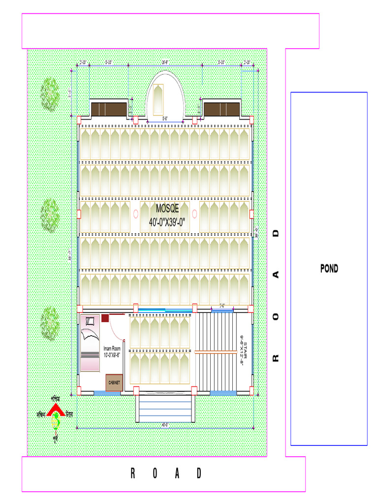 Mosque Floor Plan Dimensions | PDF