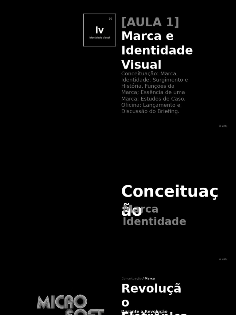 (Aula 1) Marca e Identidade Visual | PDF | Marca | Economias