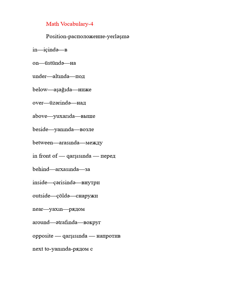 Math Homework 4 Position | PDF