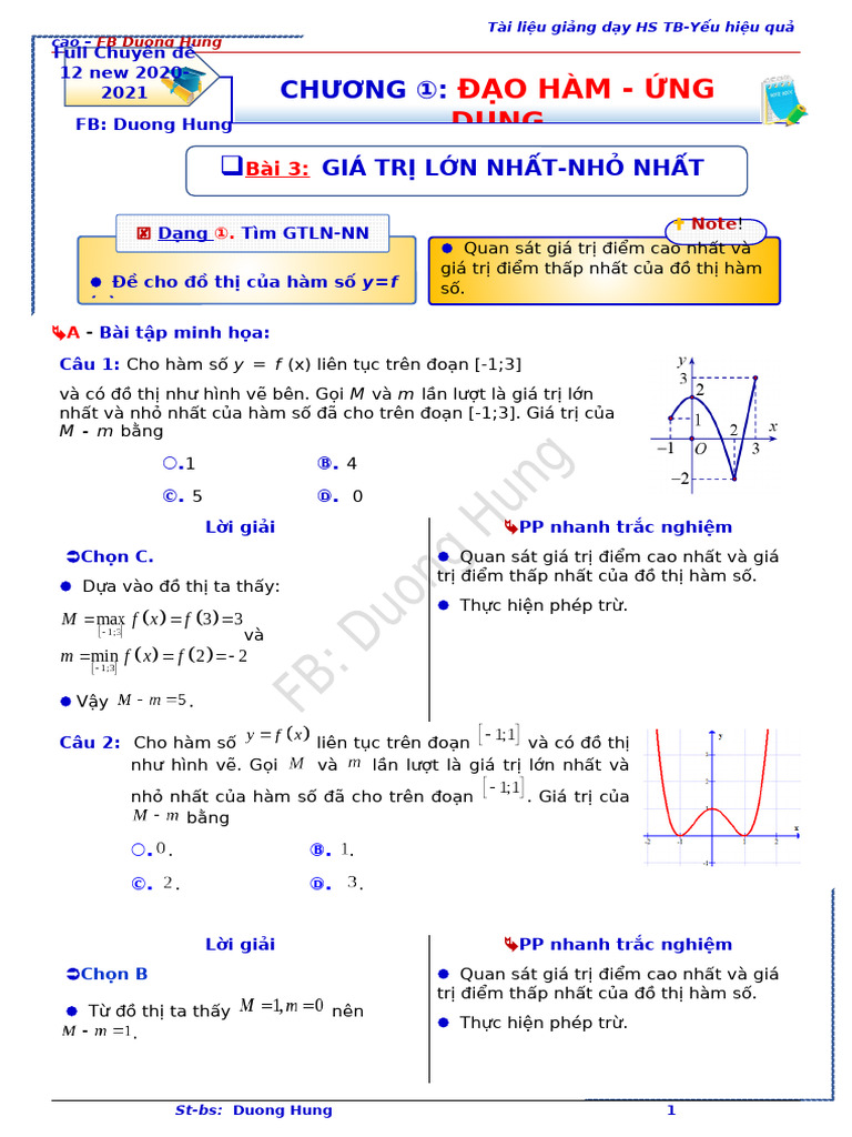 Gt12 c1 b3 Gtln Gtnn Duong Hung 2021 | PDF