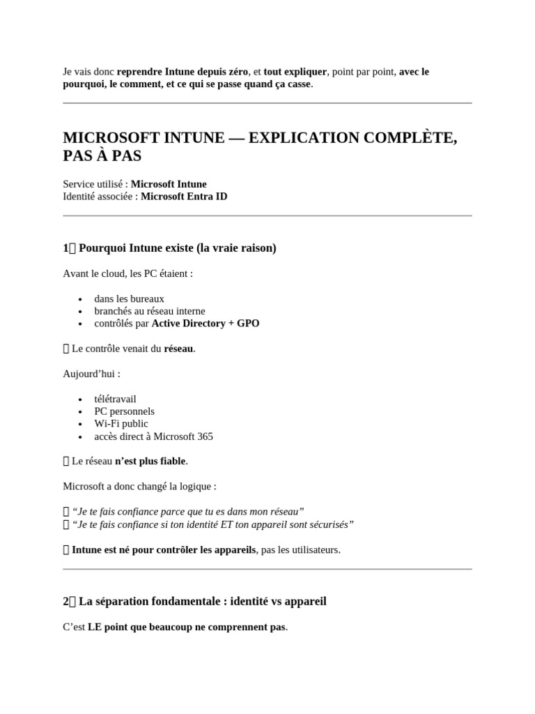 Guide complet sur Microsoft Intune | PDF | Microsoft | PC compatibles IBM