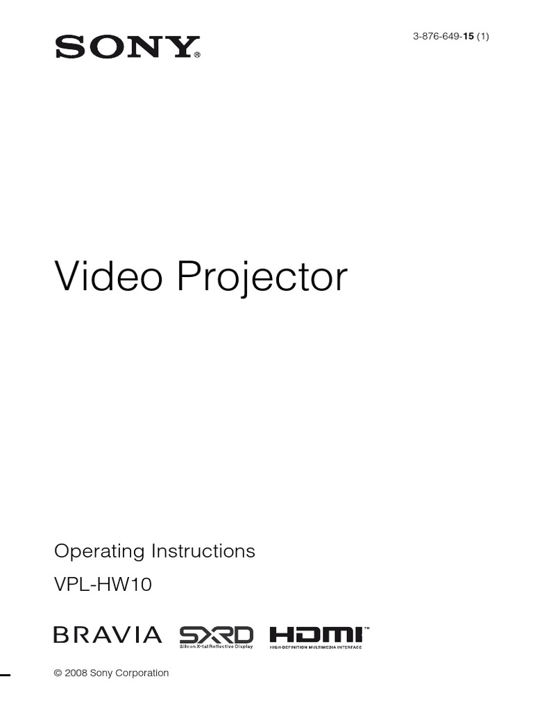 sony-vpl-hw10-projector-manual-pdf-hdmi-video