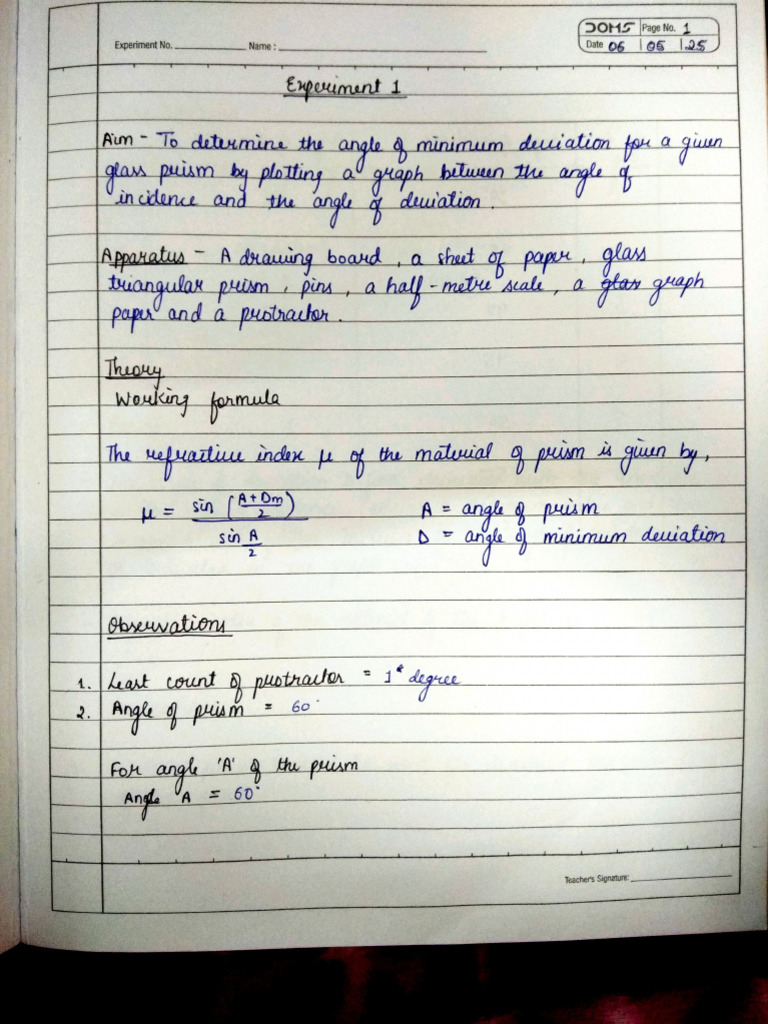 Phy Practical 12th | PDF
