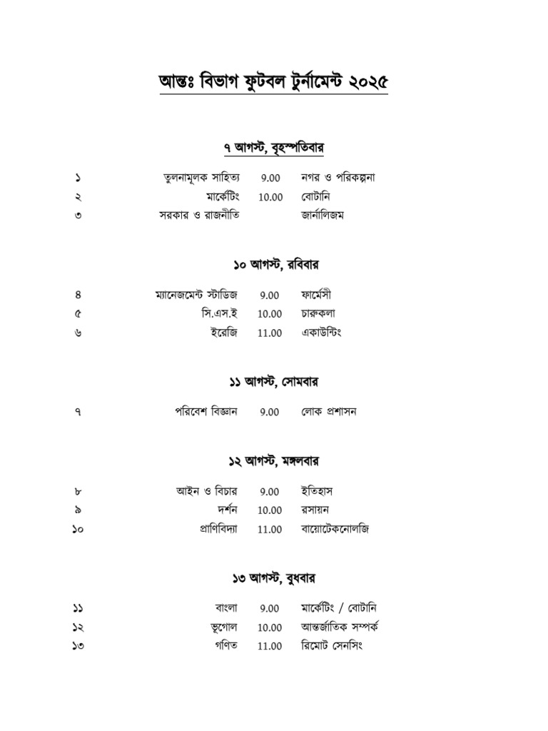 Inter Dept 2025 | PDF