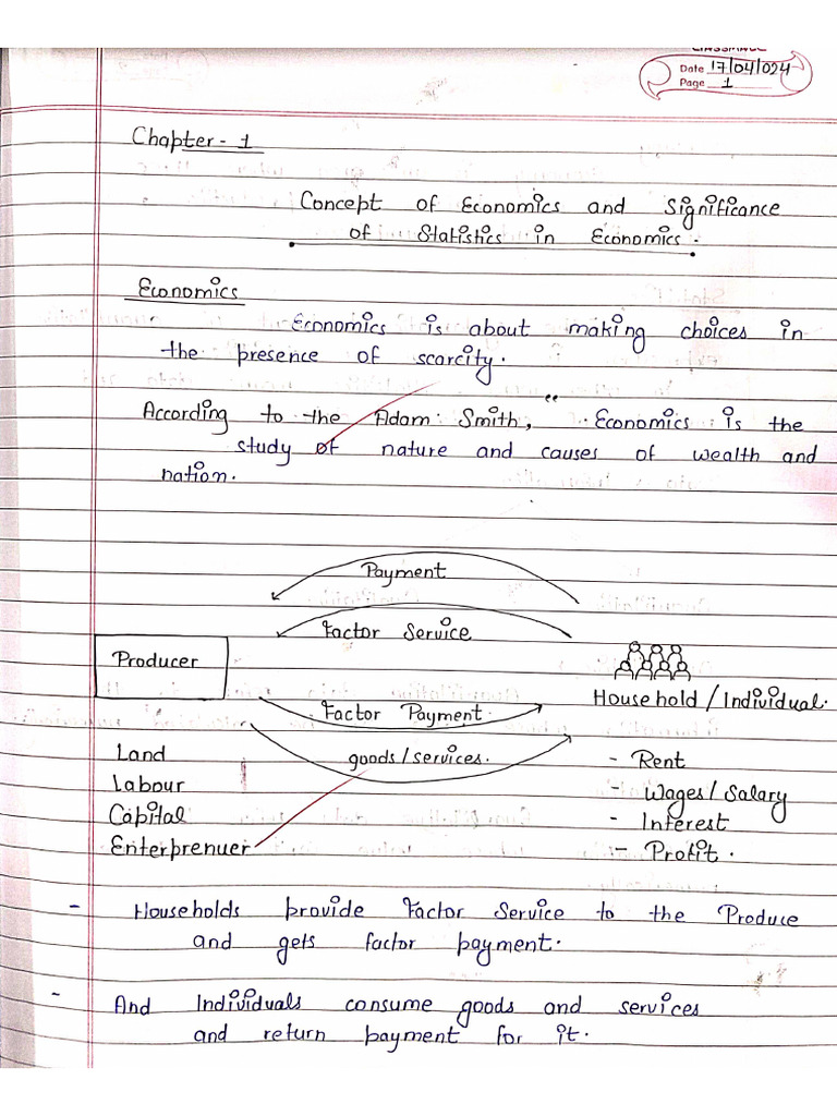 Chapter 1 Statistics Notes | PDF