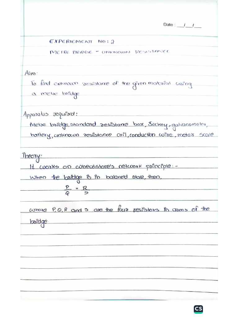Phy Exp 02 | PDF