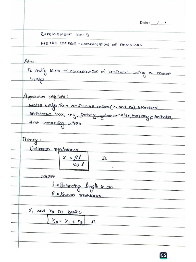Phy Exp 03 | PDF