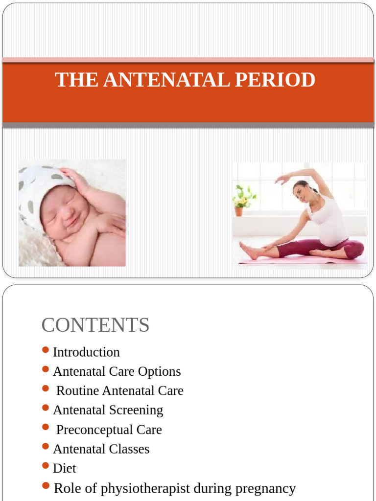 Comprehensive Guide to Antenatal Care | PDF | Pregnancy | Obstetrics