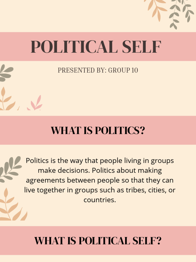Understanding Political Self in the Philippines | PDF | Value (Ethics ...