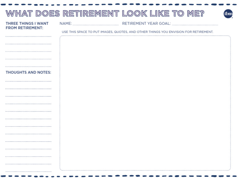My Ideal Retirement Vision | PDF