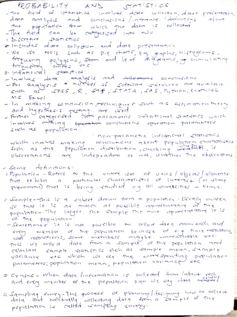 Probability & Statistics | PDF