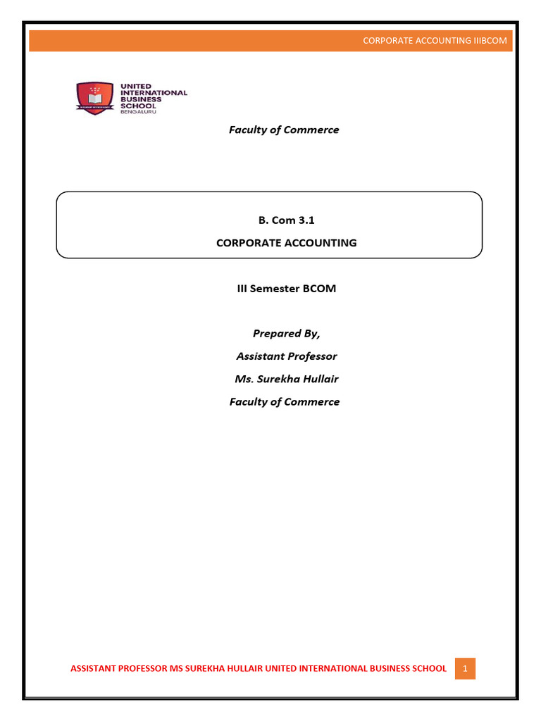 Module V CA | PDF | Equity (Finance) | Balance Sheet