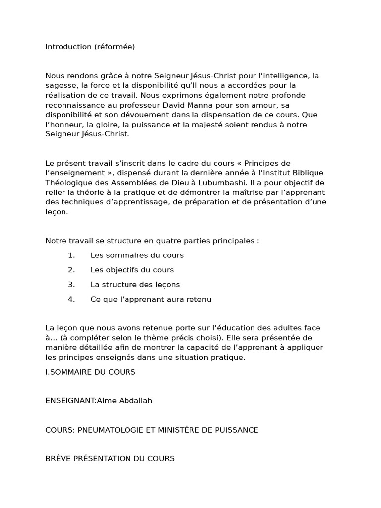 Confrontation de Puissance Spirituelle | PDF | Saint-Esprit | Dieu