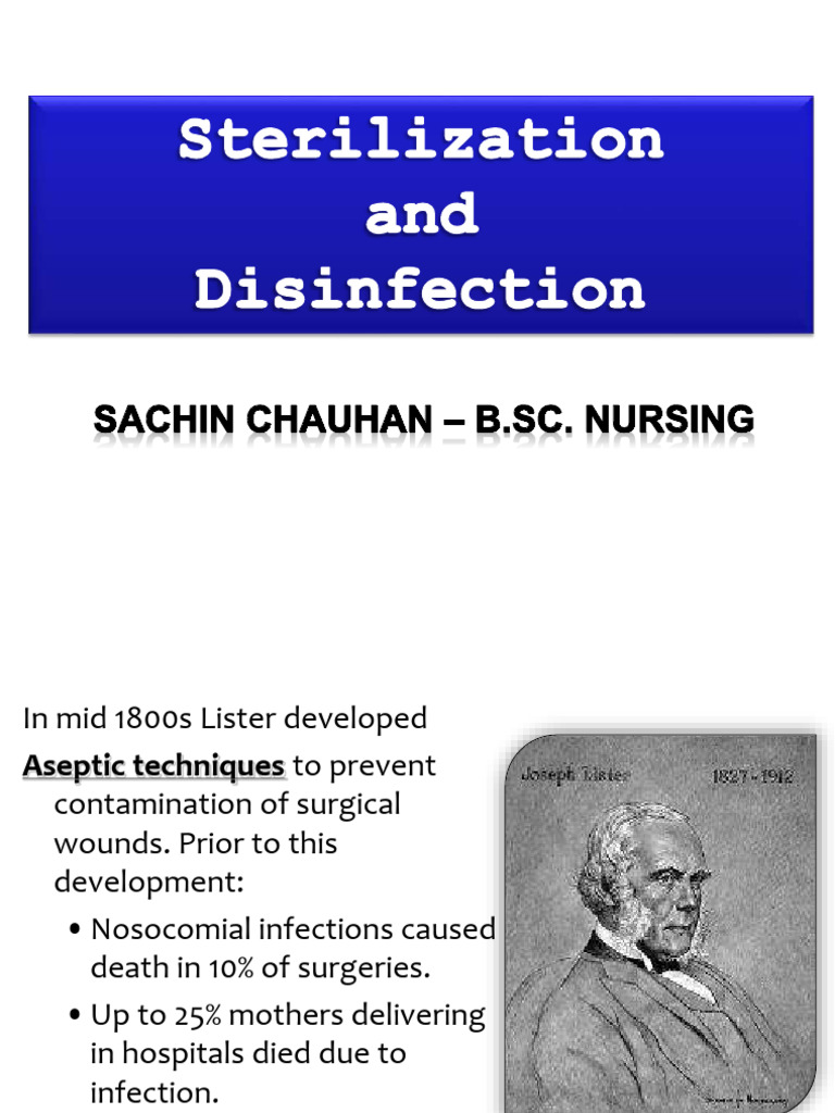 Disinfection and Sterilization Techniques | PDF | Disinfectant ...