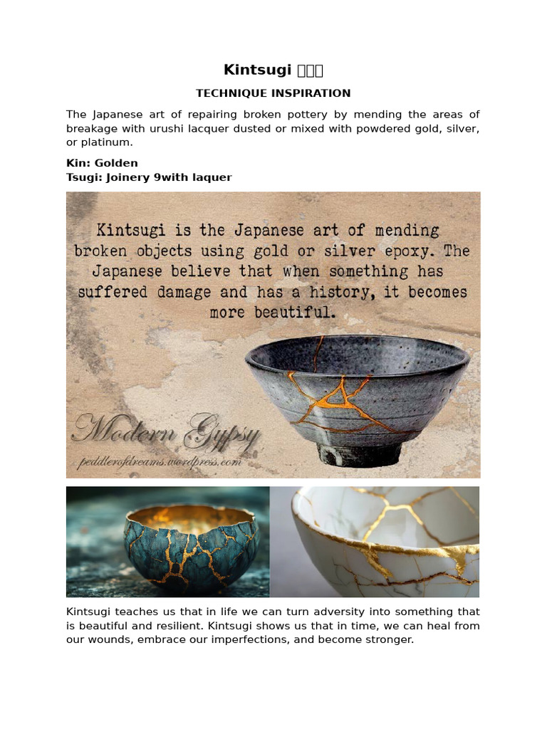 Kintsugi: The Art of Resilient Repair | PDF