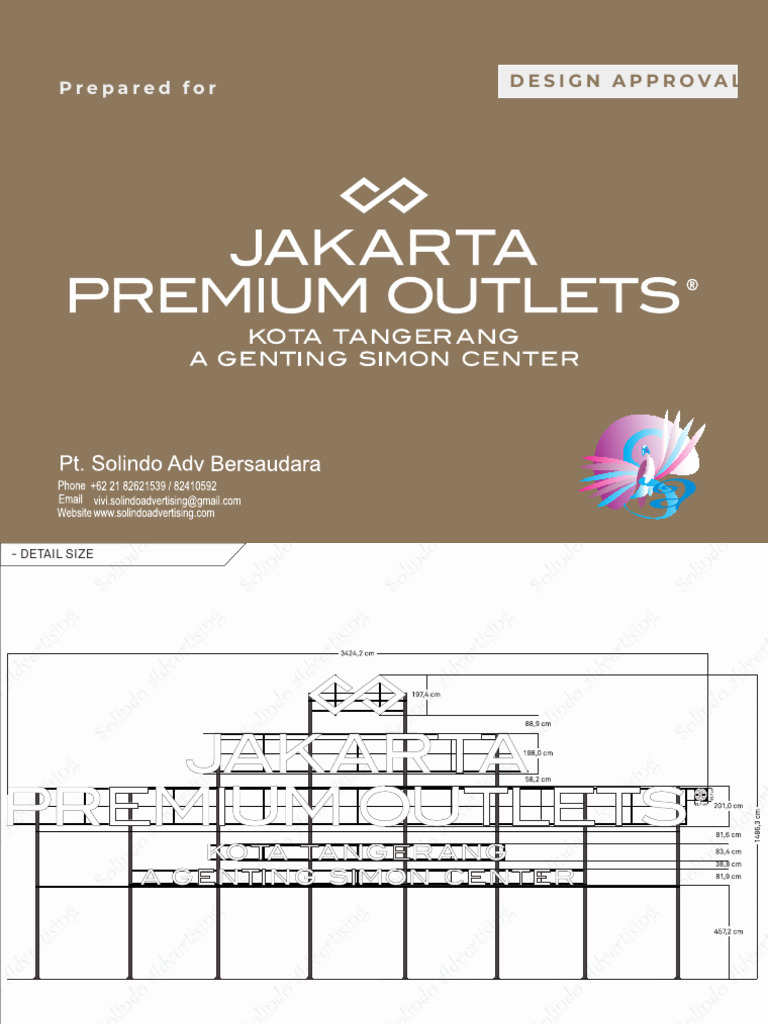 Jakarta Premium Outlets Signage Details | PDF