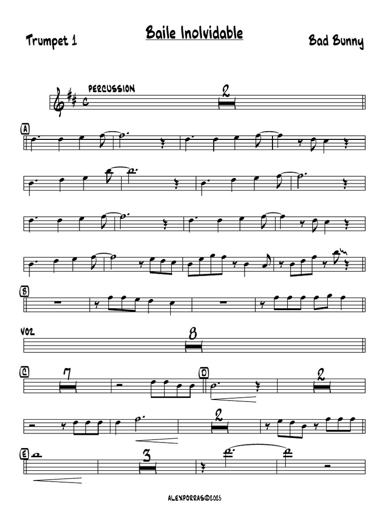 Baile Inolvidable Sheet Music | PDF