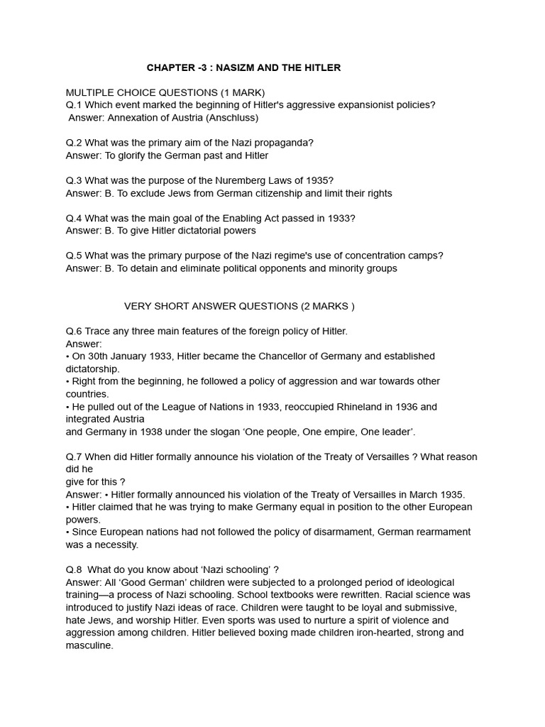 Nazi Ideology and Hitler's Rise to Power | PDF | Nazi Germany | Nazism
