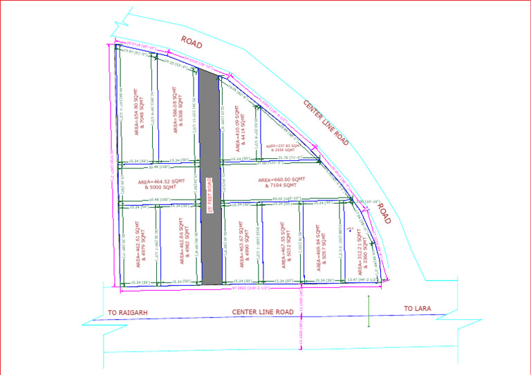 Area Measurements and Road Details | PDF