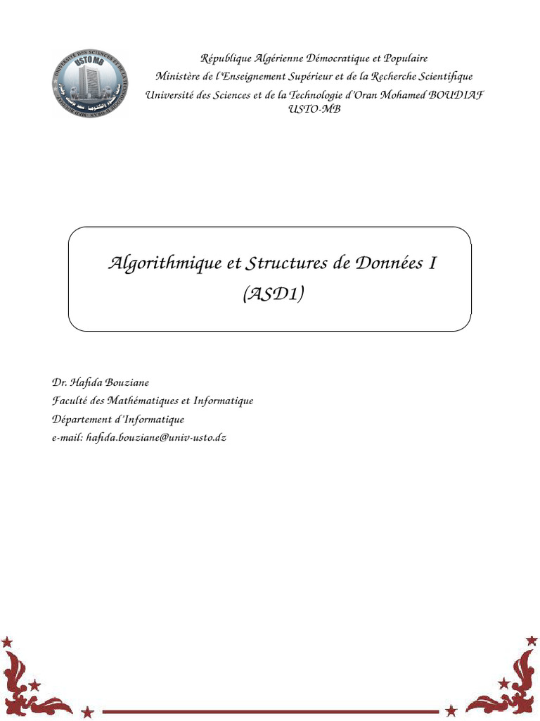 Introduction à l'Algorithmique et C | PDF | Informatique | Ingénierie ...