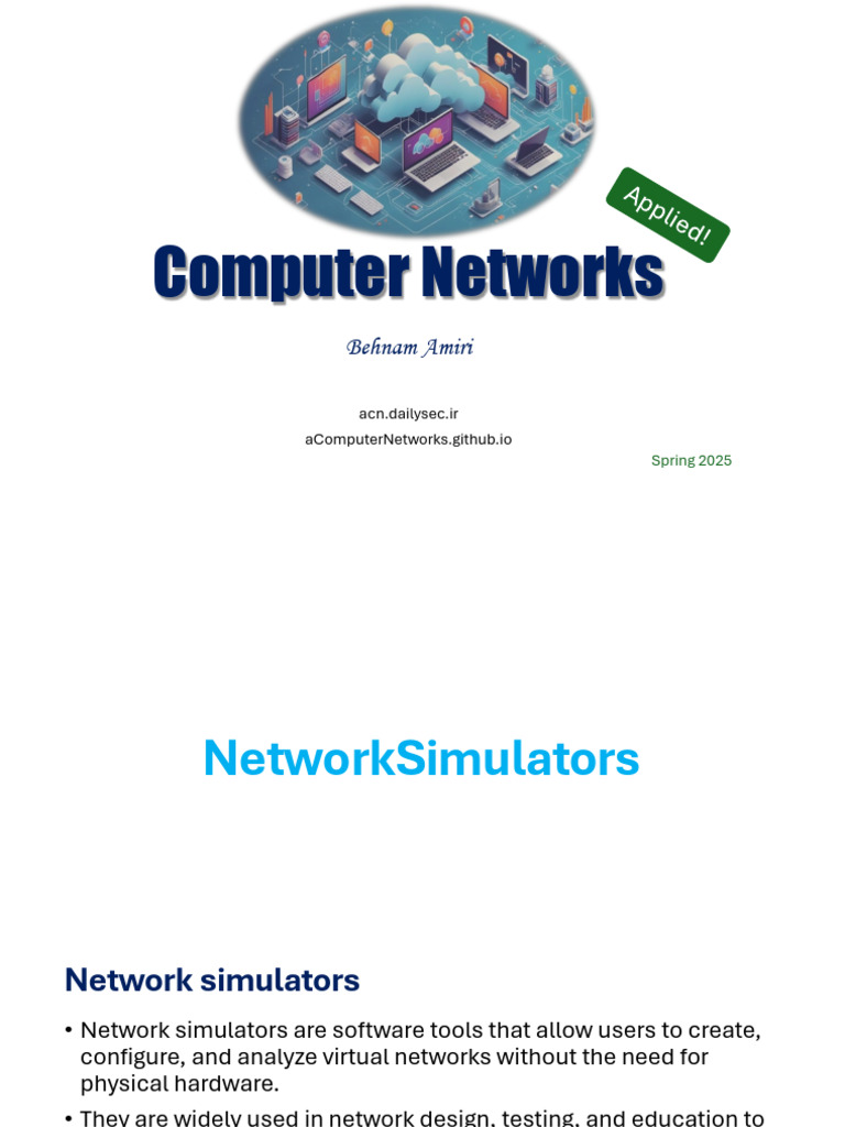 Essential Network Simulators Overview | PDF