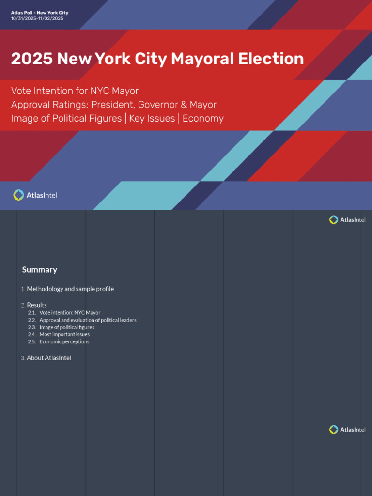 2025 NYC Mayoral Election Poll Results | PDF | Opinion Poll | Public ...
