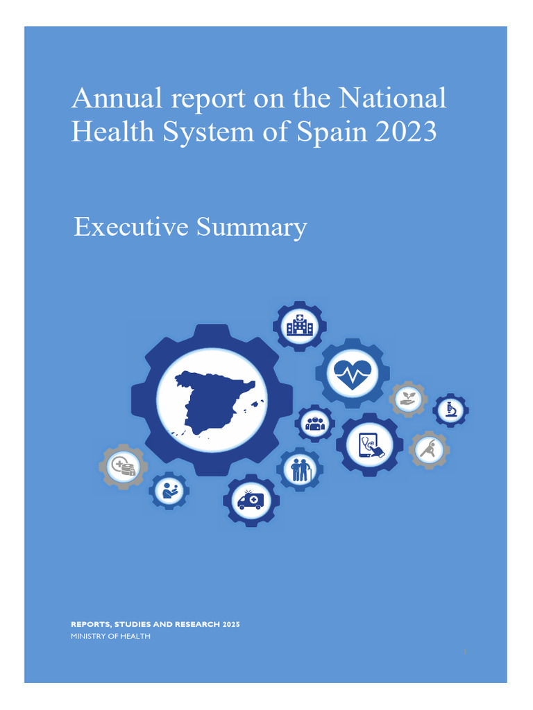 Annual Report On The National Health System of Spain 2023: Executive ...