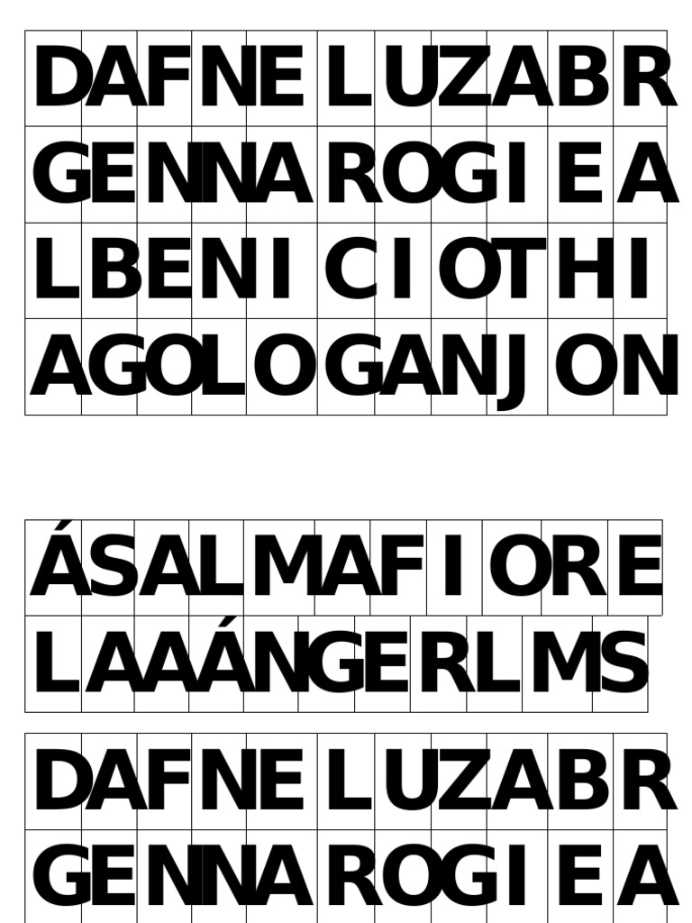 Letras | PDF