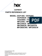 Brother DCP 130 330 540 750 Parts Manual
